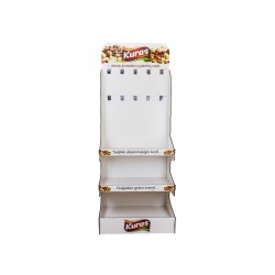 Askılı Raflı Ahşap Stand 